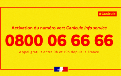 ALERTE VIGILANCE ORANGE POUR CANICULE ET JAUNE POUR ORAGES